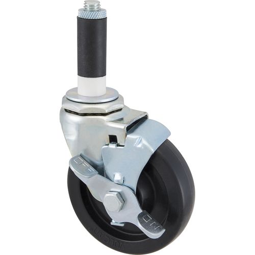 Caster,Stem(4"od,W/Brake Black For Allpoints - Part# 1201059