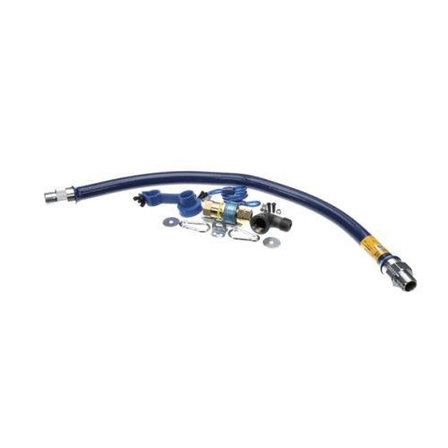 Dormont 1675BPQR36 Gas Hose Assembly 3/4" X 36" Blue Snapfast 1 Elbow