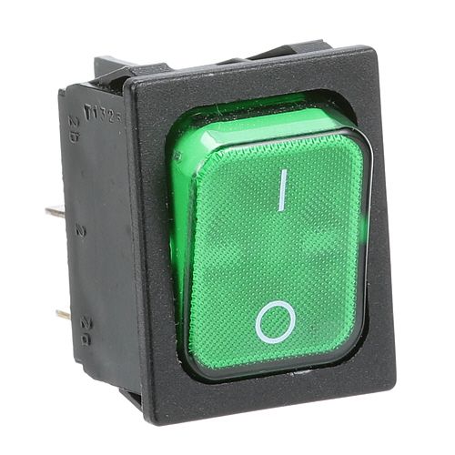 Merco 8076645 Impinger Oven Rocker Switch With Light DPST 250V