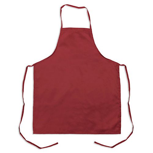 Allpoints 1033BRG KNG 32 in Bib Apron Burgundy
