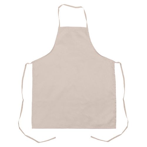 KNG 1033LTP Bib Apron Light Taupe 32"