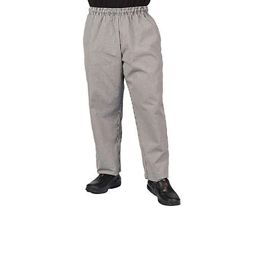 Allpoints 1056XS KNG XS Baggy Chef Pans Checkered