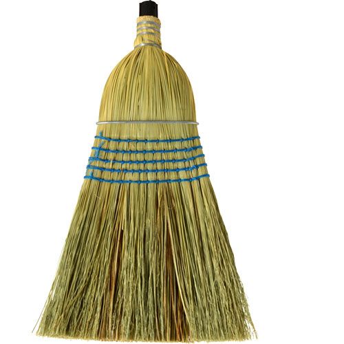Allpoints 1591131 Corn Broom Head with Blue Stitching