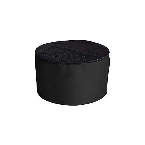 Allpoints 1880BLBK Kng Chef Hat Skull Cap Mesh, Black