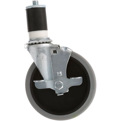 Allpoints 262391 Swivel Stm Castr W/Brk 5 W 1-5/8 OD Tubing