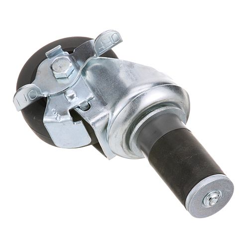 Allpoints 262401 Swivel Stm Castr W/Brk 3 W 1-1/2 OD Tubing