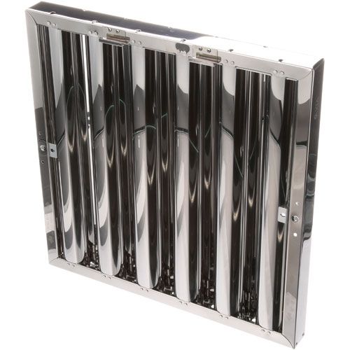 Allpoints 8014161 Type 6 Stainless Steel Hood Filter, 20x20 with Lock Handles