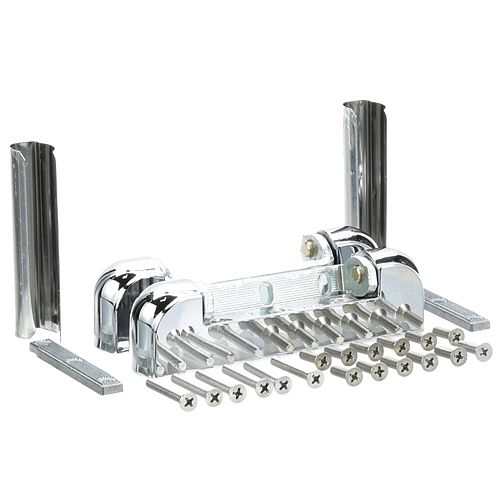 Alto-Shaam HG-22338 Oven Chrome Door Hinge Kit W/ Screws Offset 1-3/8"