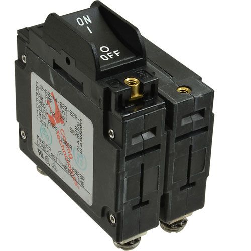 Alto-Shaam SW34077 Switch, Circuit Breaker, 20 Amp, Double Pole, 0.75x1.26 Inch Hole