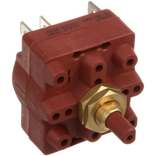 Belshaw 401103 Rotary Switch W/ 1/4" Tabs & .198" Plastic D-Shaft