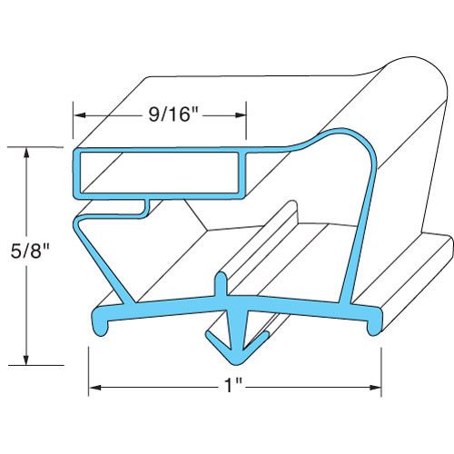 Beverage Air 712-012D37 Drawer Gasket (13 X 21-5/8)