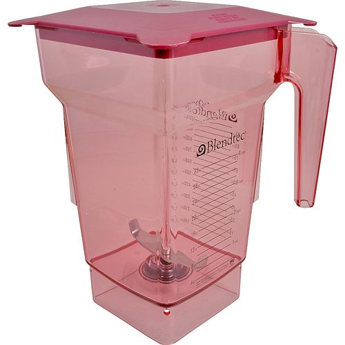 Blendtec BLD40-619-62 Jar 4-Sided,Red,W/Lid,75  OZ