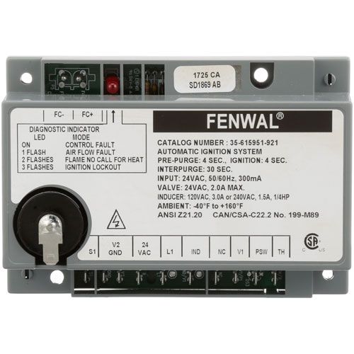 Blodgett 54388 Oven Ignition Control 24VAC