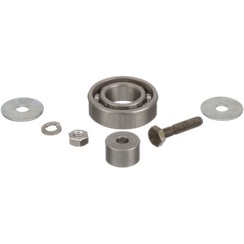 Blodgett Z4440006 Outer Rack Front Roller Bearing, W/bushing,2EA Flat Washers, 1 EA 1-1/4" X 1/4" HH/CS, Nut, Lock washer for Broiler