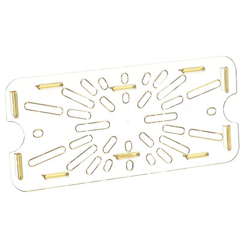 Cambro 30HPD 1/3 Size Drain Shelf 150 High Heat Amber