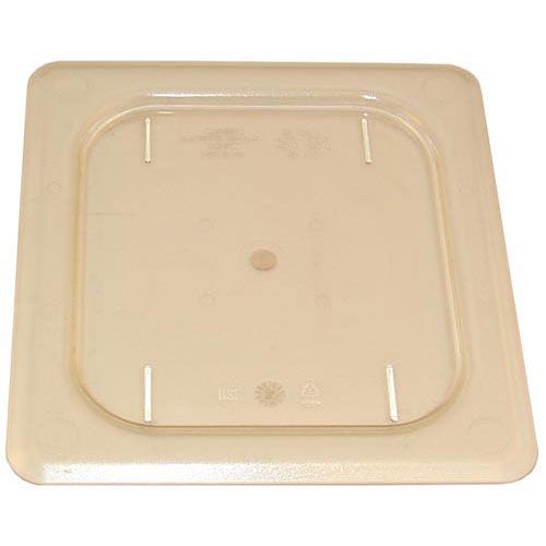 Cambro 60HPC 1/6" Flat Lid H-Pan Amber