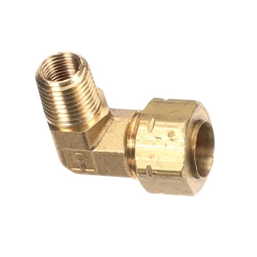 Cleveland 106459 Fitting 90° Elbow 1/2" Compression X 1/4" MPT Brass