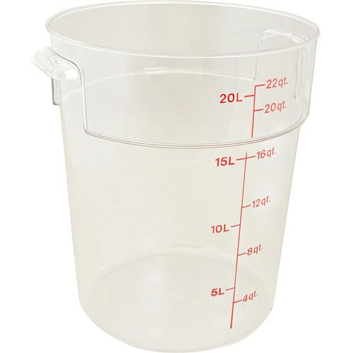 Cntainer Clr Rd 22qt-135 For Cambro - Part# Camrfscw22135