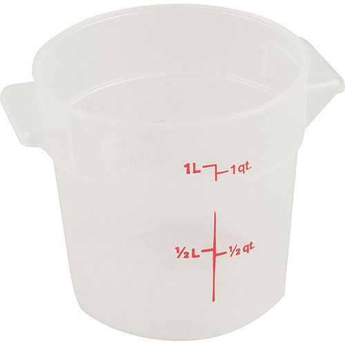 Container-Soft Rd 1 Qt Semi-Clr For Cambro - Part# Camrfs1pp190