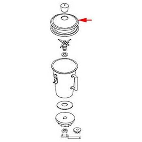 Cover,S/S , W/Hole,7-3/4"od For Hamilton Beach - Part# 32079800000