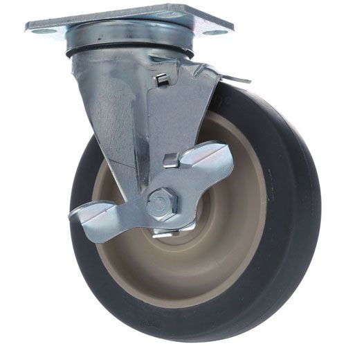 Cres Cor 0569-001-B Plate Mount Caster W/BRK 5 W 2-3/8 X 3-5/8