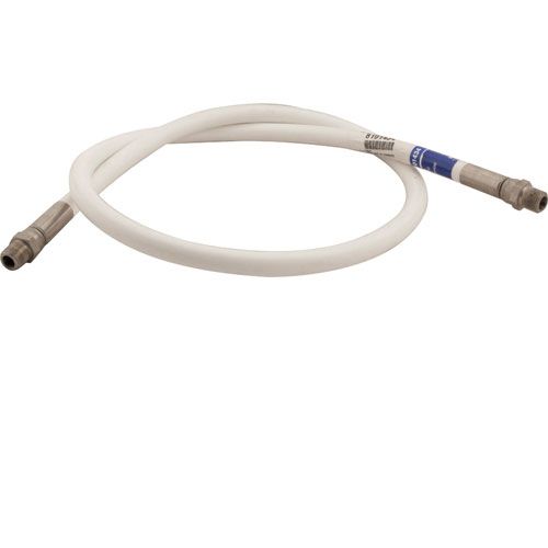 Dean 8121096 5'White Silicone Flush Hose, 7/8" OD