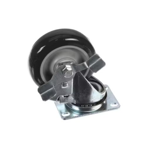 Delfield 3234787 Refrigerator Single Caster W/Brake Swivel Plate 4"