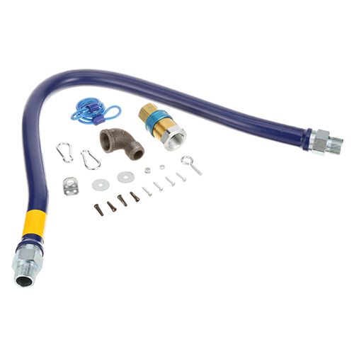 Dormont 16100BPQR48 Gas Connector Kit 1" NPT X 48" Length