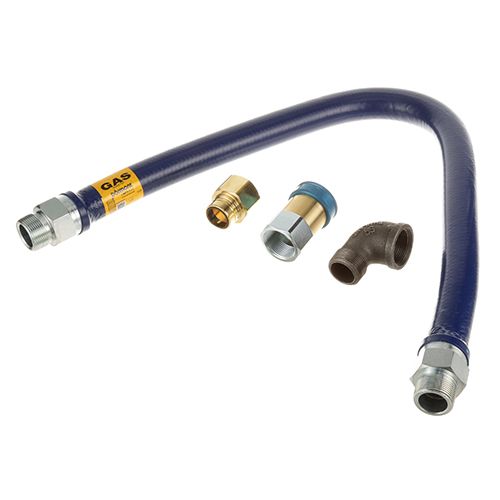 Dormont 16125BPQ48 Snapfast Hose W/Elbow 1-1/4" DIA 48" L Blue