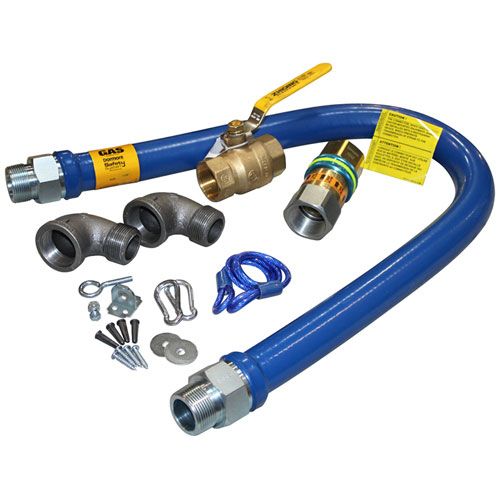 Dormont 16125KIT48 Gas Hose Kit 1-1/4" X 48" 