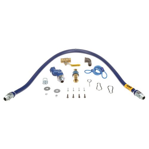 Dormont 1650KITS48 Gas Hose Kit W/Valve & Swivel 1/2" DIA