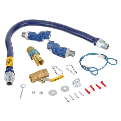 Dormont 1675KIT2S36 Gas Connector Hose Kit 3/4" X 36" DIA Blue