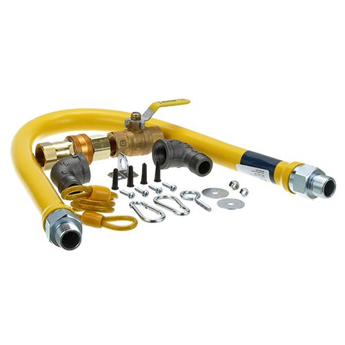 Dormont 68005956 Mavrik 3/4" X 36" Stainless Steel Gas Hose, PVC coating