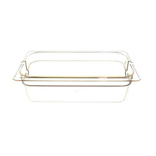 Duke 157744 Holding Cabinet Food Pan W/O Handle Notched 1/3 Size 4" Deep
