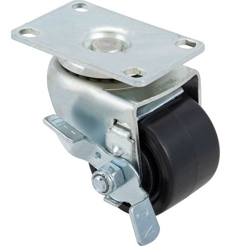 Franke 614963 Plate Caster, 2-1/4",W/Brake