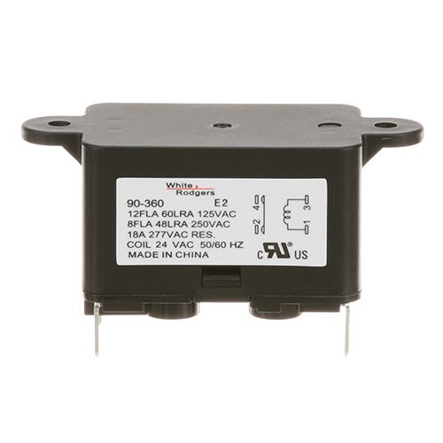 Frymaster FM807-0012 24V Relay Pump W/ 24V Coil, 12-125 FLA, 2-1/8" MT CTRS, 4 TABS