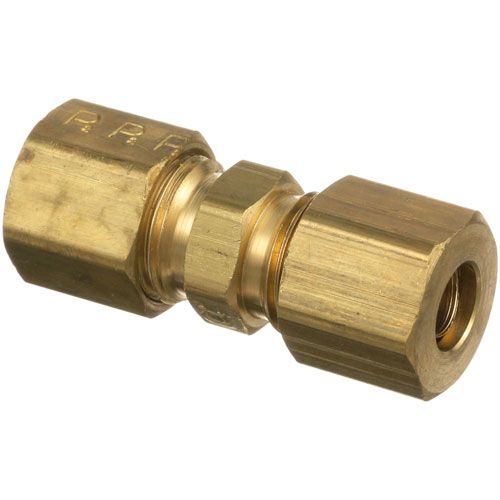 Garland 076050-87 1/4" CCT Brass Union Coupling, 7/16"-24 Thread