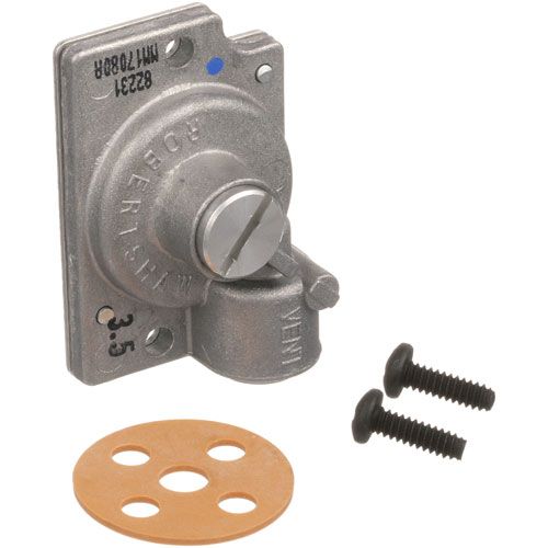 Garland F810-0187 NAT Gas Pressure Regulator, 3.5" WC, ADJ 3" TO 7" WC, LP To NAT Conversion