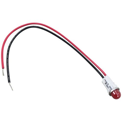 Garland G01296-1 1/2" Red Dome Signal Light W/ 10" Leads