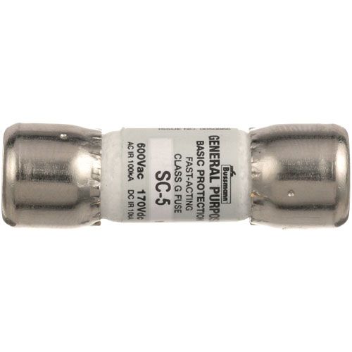 General Electric XNC7X118 SC-5 Fuse, 600V/5A, Lincoln 1300 to 1311 Series