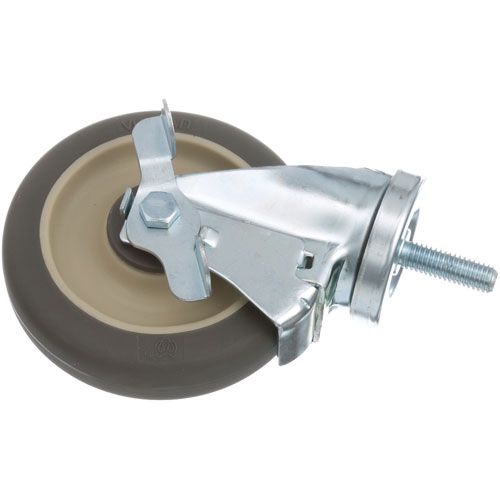 Glenco 2LEG0304-012 Thrded Stem Caster W/BRK 5 W 1/2-13