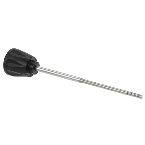 Globe M00225 7" Shaft Black Plastic Knob
