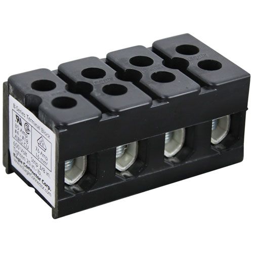 Hatco R02.15.001 Toaster Terminal Block, 4 Pole 85 AMP 600V