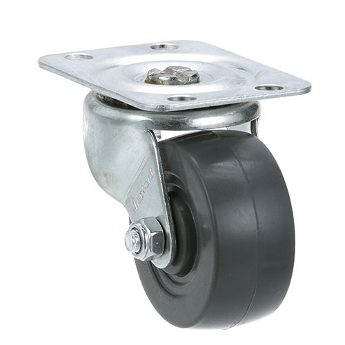 Hatco R04-17-180 2" X 3/4" Plate Mount Swivel Caster W/o Break, 100 LB Load Capacity