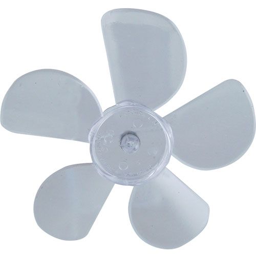 Heatcraft 5101B 5-1/2" Clear Fan Blade W/ 3/16" Shaft Hole