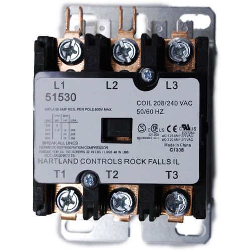 Henny Penny 19405 (OEM) 3pole Contactor, 240v, 40a 