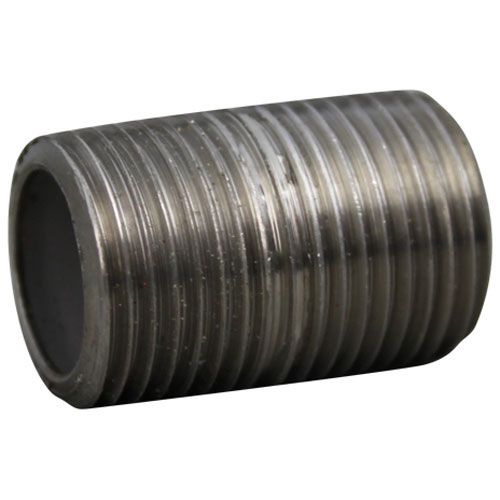 Henny Penny FP02-024 Close Nipple - 3/8" MPT ,Stainless Steel