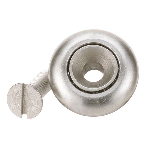 Hobart 280502 S/S  Drawer Slide Bearing Roller W/ Screw and Stud, 1-3/32" x 3/8" x 1/4"-20 
