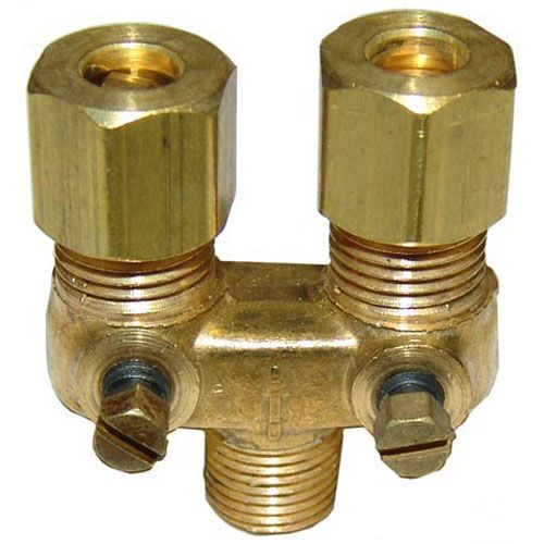 Hobart 719194 Dual Pilot Adjustment Valve, 1/8 MPT X 1/4 CC