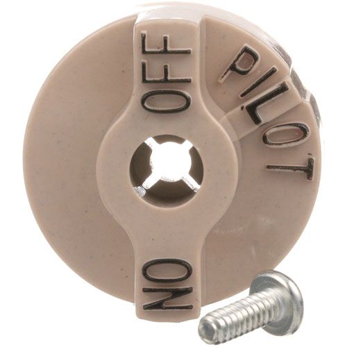 Imperial 28328 Fryer Gas Valve Knob W/Screw 1-1/4" DIA OFF-PILOT-ON